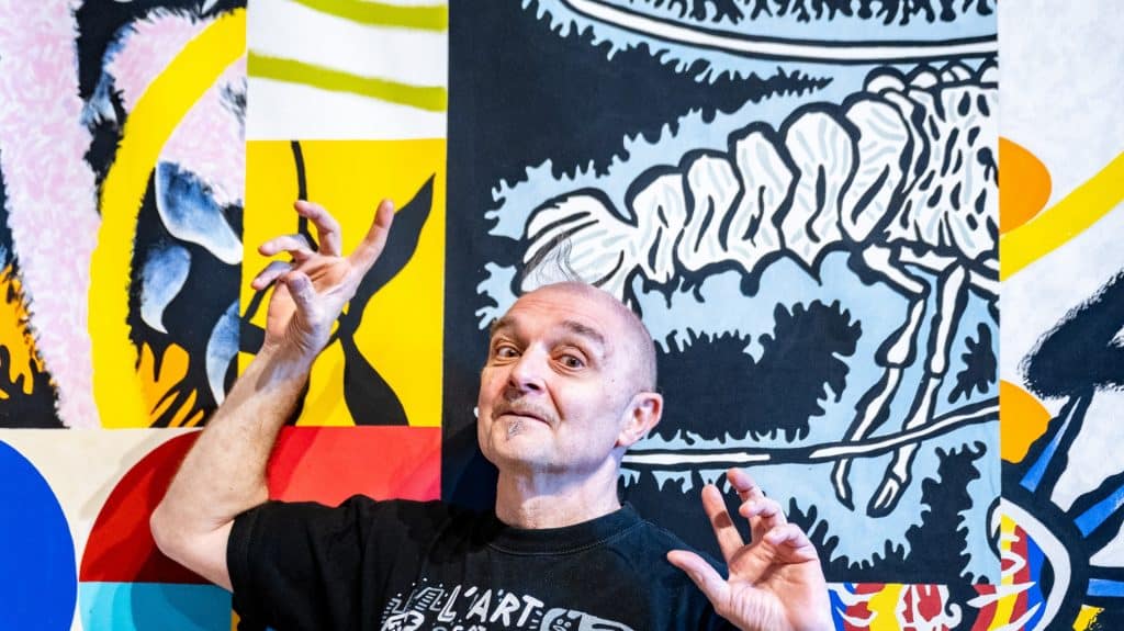 Speedy Graphito en visite dimanche chez Lurçat